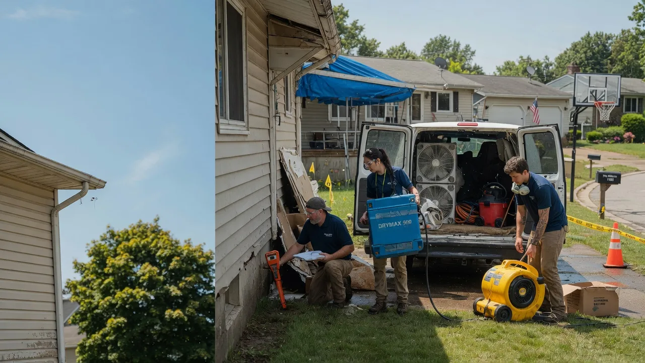 Ceiling Leak Cleanup in New Oxford, PA near me